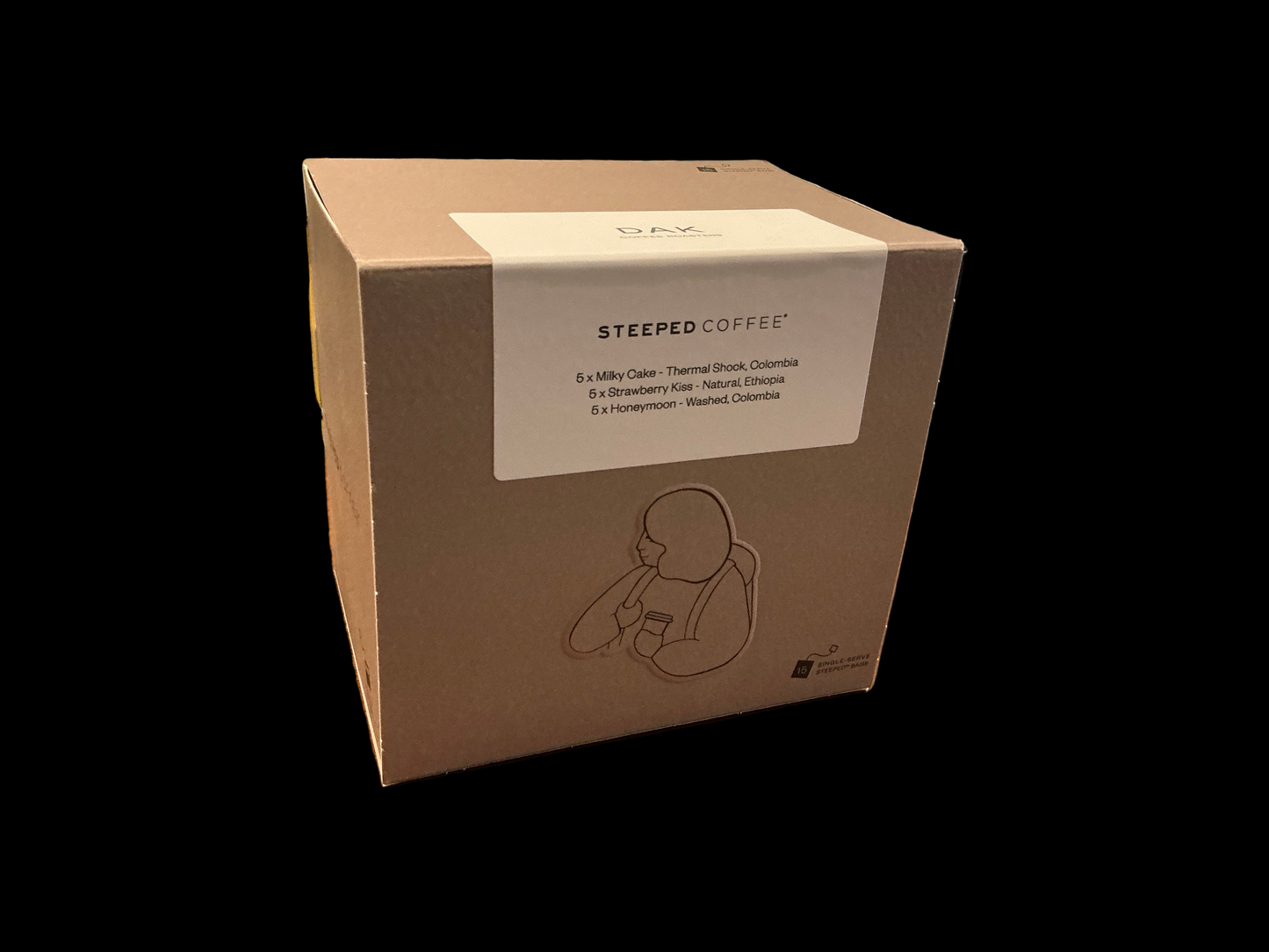 Steeped Coffee 15x - Colombia & Ethiopia