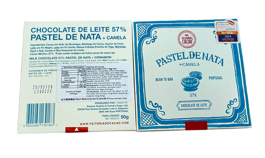 Milk Chocolate 57% + Egg tart