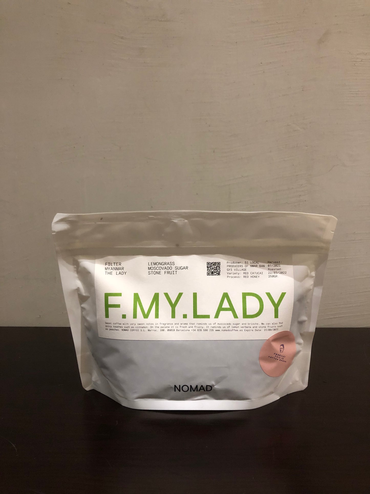MYANMAR - The Lady (Red Honey Carbonic Maceration)