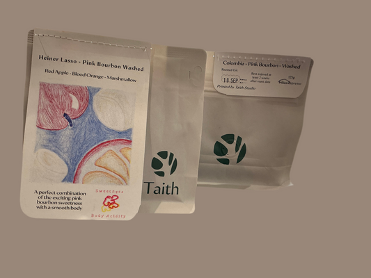 Taith-Colombia-Heiner Lasso-Washed -Pink Bourbon-125g-Filter
