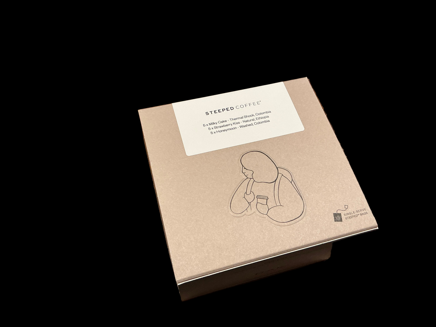 Steeped Coffee 15x - Colombia & Ethiopia