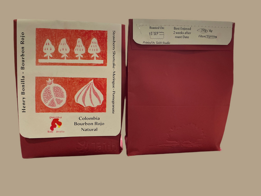 Taith-Colombia-Henry Bonilla-Natural-Bourbon Rojo -250g-Filter