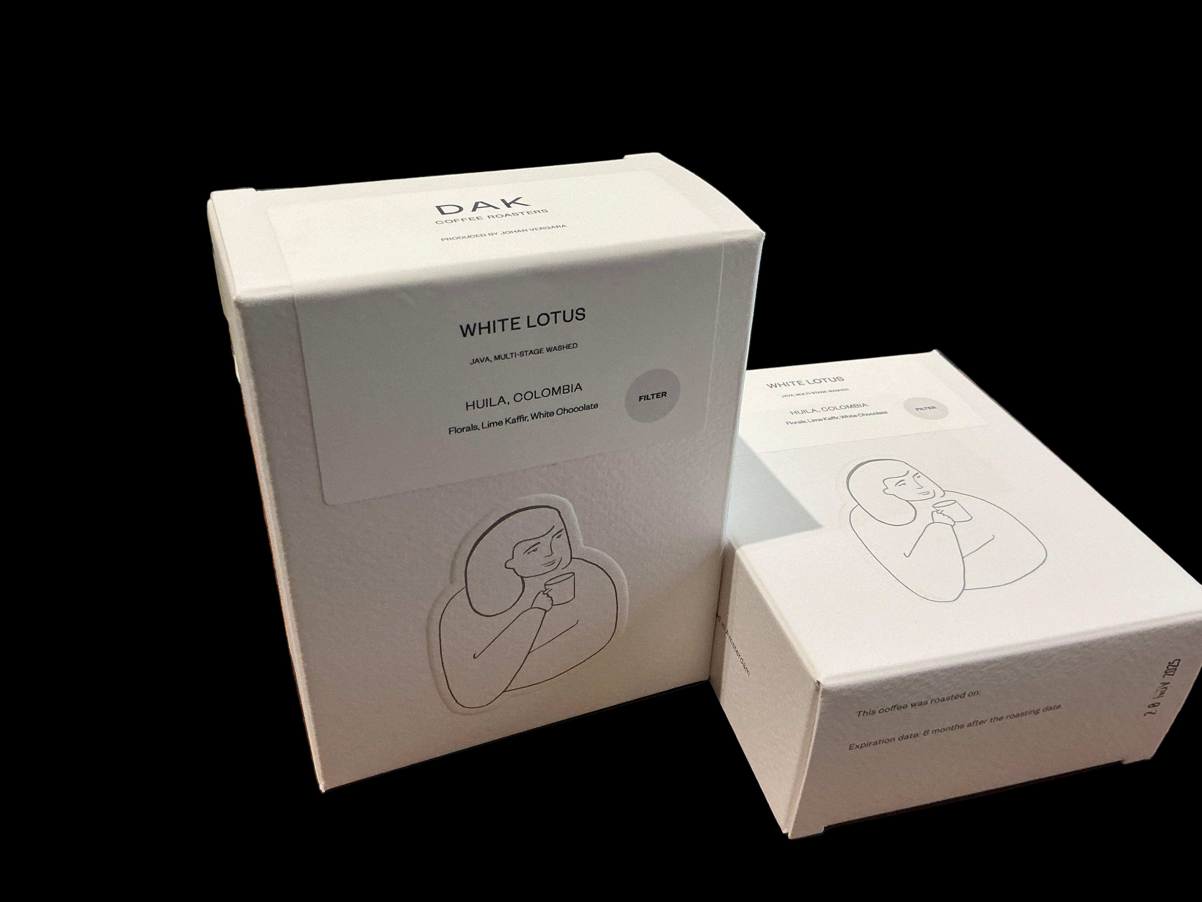DAK-White Lotus – Colombia Java Washed-250g-Filter – Francki Coffee