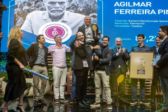 "Cerrado Auction #1 Winning Lot" BRAZIL - Agilmar Ferreira Pinto Topazio (Fermented Natural)