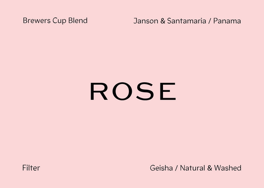 "LIMITED" PANAMA - Brewers Cup Blend Janson & Santamaria Geisha (Natural & Washed)