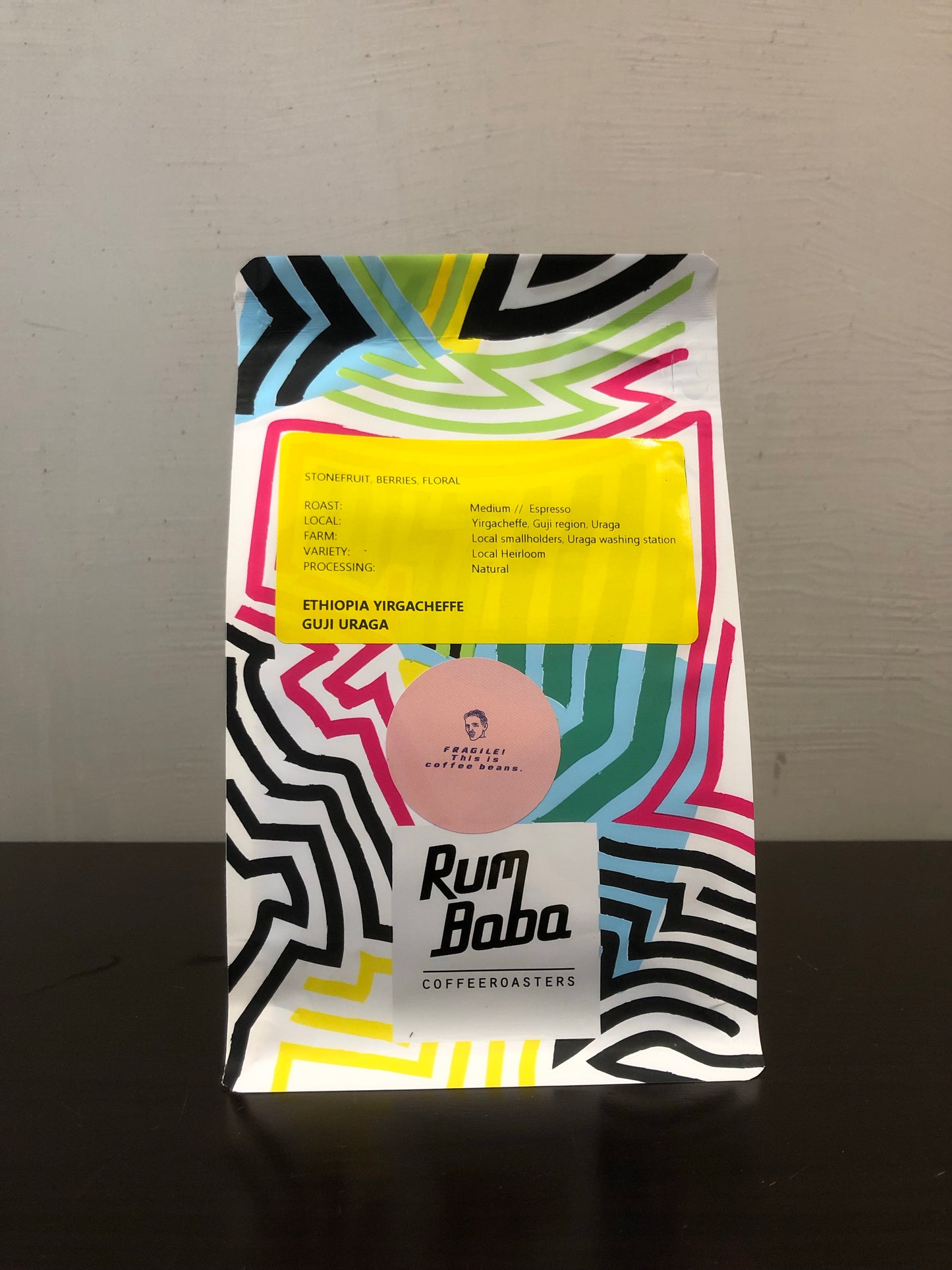 ETHIOPIA - Yirgacheffe Guji Uraga Espresso (Natural)